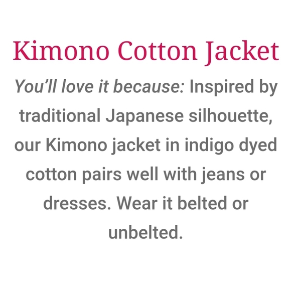 NWT OCK POP TOK kimono jacket - Picture 10 of 12